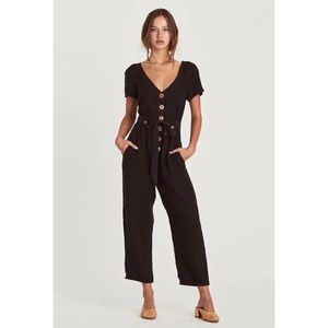 La Luna Jumpsuit in Onyx by Arnhem Clothing